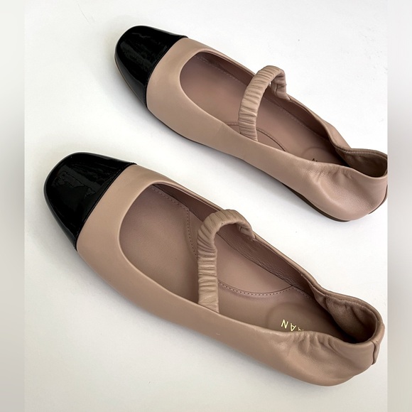 Chic two color ballerina flats - Picture 4 of 6